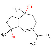 87701-68-6 (1S,3aR,4R,8aS)-7-Isopropyl-1,4-dimethyl-1,2,3,3a,4,5,6,8a-octahydro-1,4-azulenediol chemical structure