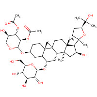 84680-75-1 (3b,6a,16b,20R,24S)-3-[(2,3-Di-O-acetyl-b-D-xylopyranosyl)oxy]-16,25-dihydroxy-14-methyl-20,24-epoxy-9,19-cyclocholestan-6-yl b-D-glucopyranoside chemical structure