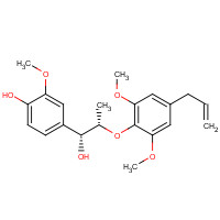 171485-39-5 4-[(1R,2S)-2-(4-Allyl-2,6-dimethoxyphenoxy)-1-hydroxypropyl]-2-methoxyphenol chemical structure