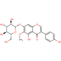 611-40-5 5-Hydroxy-3-(4-hydroxyphenyl)-6-methoxy-4-oxo-4H-chromen-7-yl b-D-glucopyranoside chemical structure