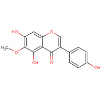 548-77-6 5,7-Dihydroxy-3-(4-hydroxyphenyl)-6-methoxy-4H-chromen-4-one chemical structure