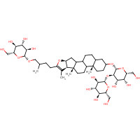 139051-27-7 (8ξ,9ξ,14ξ)-26-(b-D-Glucopyranosyloxy)furost-20(22)-en-3-yl 2-O-b-D-glucopyranosyl-b-D-galactopyranoside chemical structure