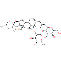 55916-51-3 (3b,25R)-17-Hydroxyspirost-5-en-3-yl 2-O-(6-deoxy-a-L-gulopyranosyl)-b-D-glucopyranoside chemical structure