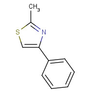 1826-16-0 2-Methyl-4-phenyl-thiazole chemical structure