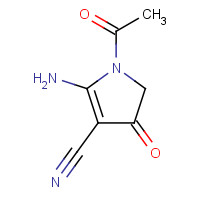 590374-61-1 1-Acetyl-2-amino-4-oxo-4,5-dihydro-1H-pyrrole-3-carbonitrile chemical structure