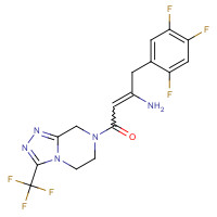 847445-81-2 (2Z)-3-Amino-1-[3-(trifluoromethyl)-5,6-dihydro[1,2,4]triazolo[4,3-a]pyrazin-7(8H)-yl]-4-(2,4,5-trifluorophenyl)but-2-en-1-one chemical structure