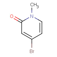 214342-63-9 4-Bromo-1-methylpyridin-2(1H)-one chemical structure