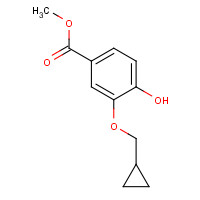 848574-60-7 Methyl 3-(cyclopropylmethoxy)-4-hydroxybenzoate chemical structure