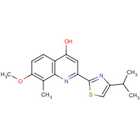 923289-21-8 2-(4-Isopropyl-1,3-thiazol-2-yl)-7-methoxy-8-methylchinolin-4-ol chemical structure