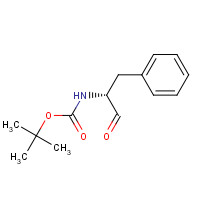 77119-85-8 tert-Butyl-[(2R)-1-oxo-3-phenylpropan-2-yl]carbamat chemical structure