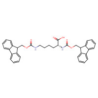 75932-02-4 N<sup>2</sup>,N<sup>6</sup>-Bis[(9H-fluoren-9-ylmethoxy)carbonyl]lysine chemical structure