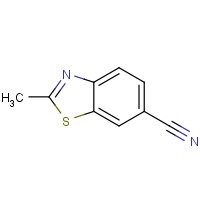42474-60-2 6-Benzothiazolecarbonitrile, 2-methyl- chemical structure