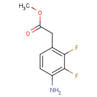 192650-56-9 Methyl (4-Amino-2,3-difluorophenyl)acetate chemical structure