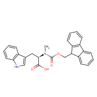 112913-63-0 (2R)-2-[9H-fluoren-9-ylmethoxycarbonyl(methyl)amino]-3-(1H-indol-3-yl)propanoic acid chemical structure