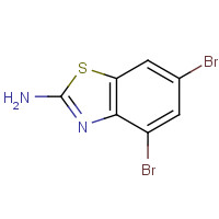 16582-60-8 4,6-Dibromo-1,3-benzothiazol-2-amine chemical structure