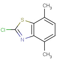 80945-84-2 benzothiazole, 2-chloro-4,7-dimethyl- chemical structure