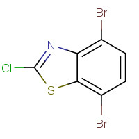 898747-94-9 4,7-dibromo-2-chloro-1,3-benzothiazole chemical structure