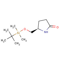 100548-49-0 (5R)-5-[[tert-butyl(dimethyl)silyl]oxymethyl]pyrrolidin-2-one chemical structure