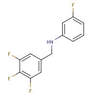 637744-49-1 3-Fluoro-N-(3,4,5-trifluorobenzyl)aniline chemical structure