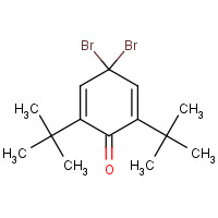 1144-36-1 4,4-Dibromo-2,6-bis(2-methyl-2-propanyl)-2,5-cyclohexadien-1-one chemical structure