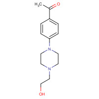 166438-77-3 1-{4-[4-(2-Hydroxyethyl)-1-piperazinyl]phenyl}ethanone chemical structure