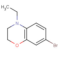 280142-79-2 7-Bromo-4-ethyl-3,4-dihydro-2H-1,4-benzoxazine chemical structure