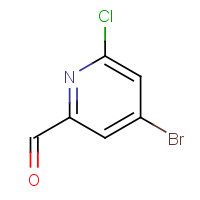 1060811-63-3 4-Bromo-6-chloro-2-pyridinecarbaldehyde chemical structure