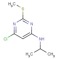 951884-54-1 6-Chloro-N-isopropyl-2-(methylsulfanyl)-4-pyrimidinamine chemical structure