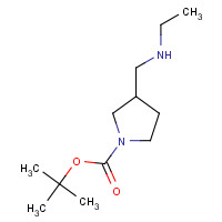 887591-54-0 2-Methyl-2-propanyl 3-[(ethylamino)methyl]-1-pyrrolidinecarboxylate chemical structure