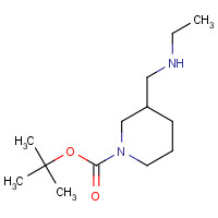 887587-98-6 2-Methyl-2-propanyl 3-[(ethylamino)methyl]-1-piperidinecarboxylate chemical structure