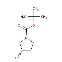 569660-89-5 2-Methyl-2-propanyl (3S)-3-bromo-1-pyrrolidinecarboxylate chemical structure