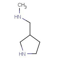 91187-81-4 Methyl-pyrrolidin-3-ylmethyl-amine chemical structure