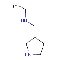 91187-83-6 Ethyl-pyrrolidin-3-ylmethyl-amine chemical structure