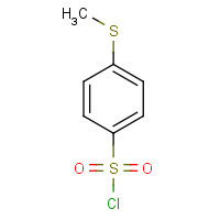 1129-25-5 Benzenesulfonyl chloride, 4-(methylthio)- chemical structure