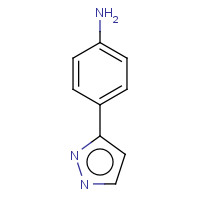 89260-45-7 4-(1H-Pyrazol-5-yl)aniline chemical structure