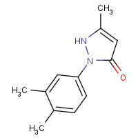 18048-64-1 2-(3,4-Dimethylphenyl)-5-methyl-1,2-dihydro-3H-pyrazol-3-one chemical structure