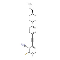 178628-30-3 2-Fluoro-4-[[4-(trans-4-propylcyclohexyl)phenyl]ethynyl]-cyanophenyl chemical structure