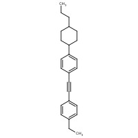 107949-21-3 1-Ethyl-4-{[4-(4-propylcyclohexyl)phenyl]ethynyl}benzene chemical structure