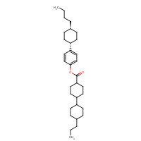 115978-59-1 4-(trans-4-Butylcyclohexyl)phenyl 4'-propyl-1,1'-bi(cyclohexyl)-4-carboxylate chemical structure
