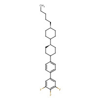 137529-43-2 3,4,5-Trifluoro-4'-[(1's,4'r)-4'-pentyl-1,1'-bi(cyclohexyl)-4-yl]biphenyl chemical structure