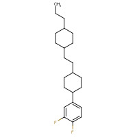 117943-37-0 1,2-Difluoro-4-{4-[2-(4-propylcyclohexyl)ethyl]cyclohexyl}benzene chemical structure