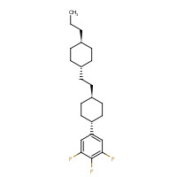 131819-24-4 1,2,3-Trifluoro-5-{trans-4-[2-(trans-4-propylcyclohexyl)ethyl]cyclohexyl}benzene chemical structure