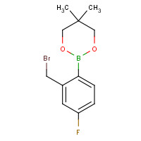 673456-16-1 2-[2-(Bromomethyl)-4-fluorophenyl]-5,5-dimethyl-1,3,2-dioxaborinane chemical structure