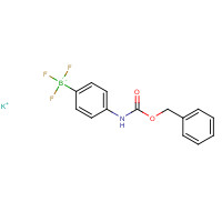 850623-45-9 Potassium (4-{[(benzyloxy)carbonyl]amino}phenyl)(trifluoro)borate(1-) chemical structure