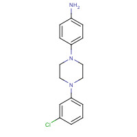 380499-66-1 4-[4-(3-Chlorophenyl)-1-piperazinyl]aniline chemical structure