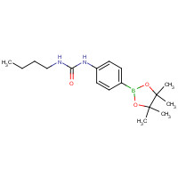 850567-59-8 1-Butyl-3-[4-(4,4,5,5-tetramethyl-1,3,2-dioxaborolan-2-yl)phenyl]urea chemical structure
