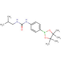 874291-03-9 1-Isobutyl-3-[4-(4,4,5,5-tetramethyl-1,3,2-dioxaborolan-2-yl)phenyl]urea chemical structure