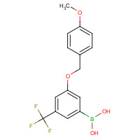 913835-77-5 {3-[(4-Methoxybenzyl)oxy]-5-(trifluoromethyl)phenyl}boronic acid chemical structure