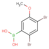 89677-46-3 (2,4-Dibromo-5-methoxyphenyl)boronic acid chemical structure