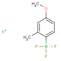 850623-69-7 Potassium trifluoro(4-methoxy-2-methylphenyl)borate(1-) chemical structure